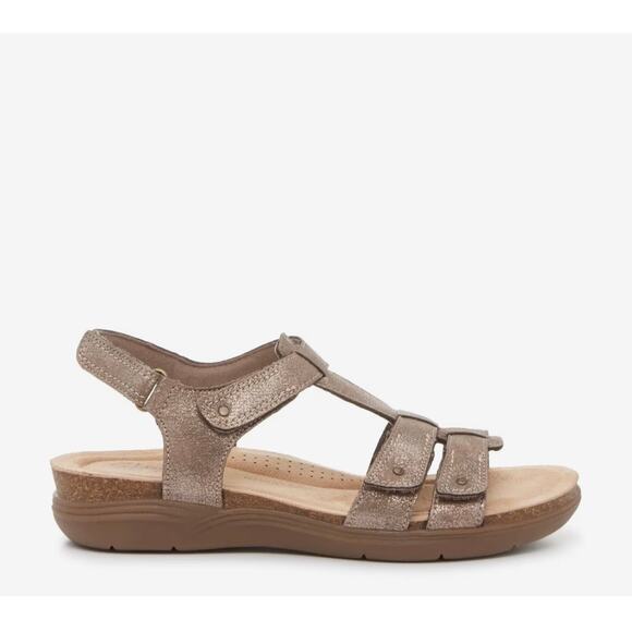 Clarks April Cove Bronze Metallic Sandals Size 8 NWT - Picture 4 of 13